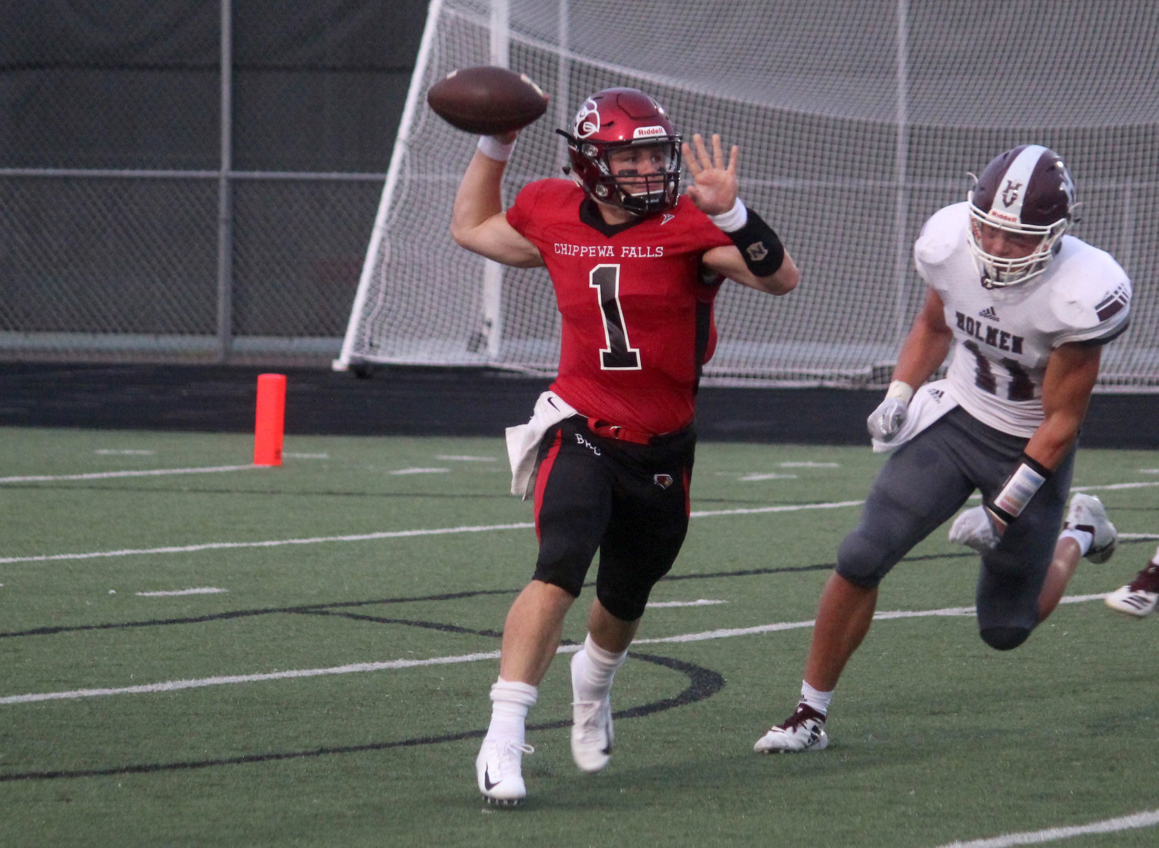 Holmen at Chi-Hi football 8-17-18